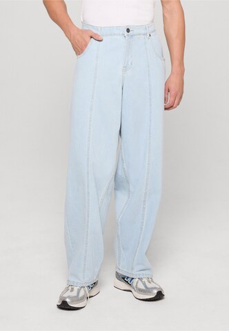 ROCAWEAR Baggy Jeans 'Blueprint' in Blue: front