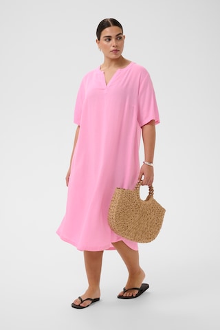 KAFFE CURVE Dress 'KCMille' in Pink