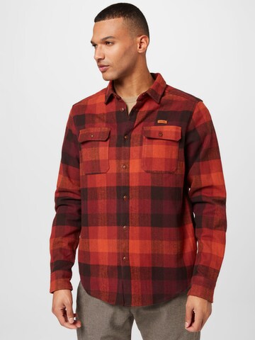 Iriedaily Regular fit Button Up Shirt 'Lumber Fella' in Red: front
