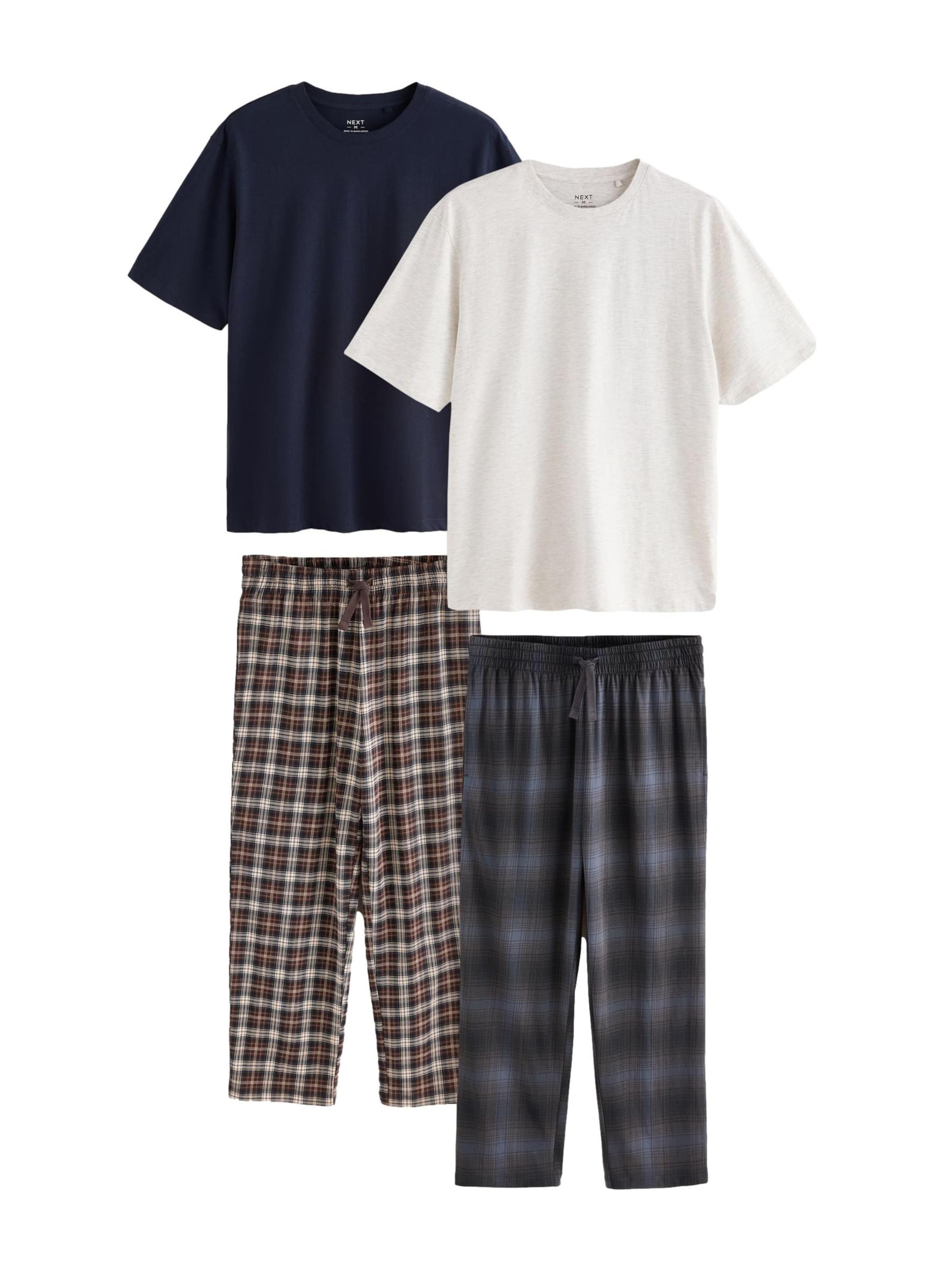 Next Pyjamas lång i beige: framsida