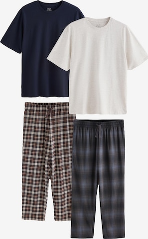Next Pyjamas lång i beige: framsida