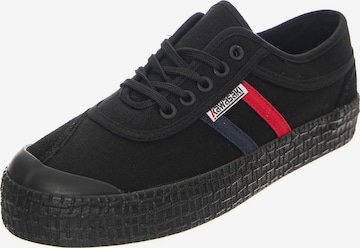 KAWASAKI Buty sportowe sznurowane 'W' Retro 3.0 Black Solid Shoes' w kolorze czarny: przód