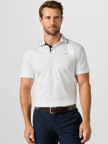 Regular fit Maglietta di Hackett London in bianco: frontale