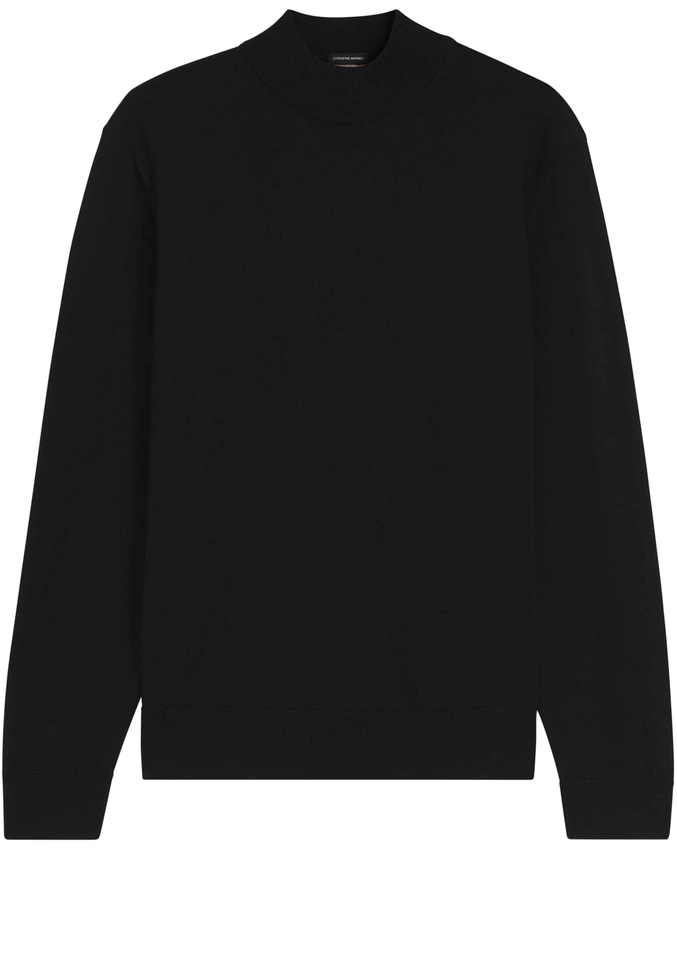 BOSS Pullover ' Bjarno ' in Schwarz: Vorderseite