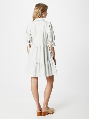 VILA ROUGE Платье-рубашка 'AMORA' в Белый