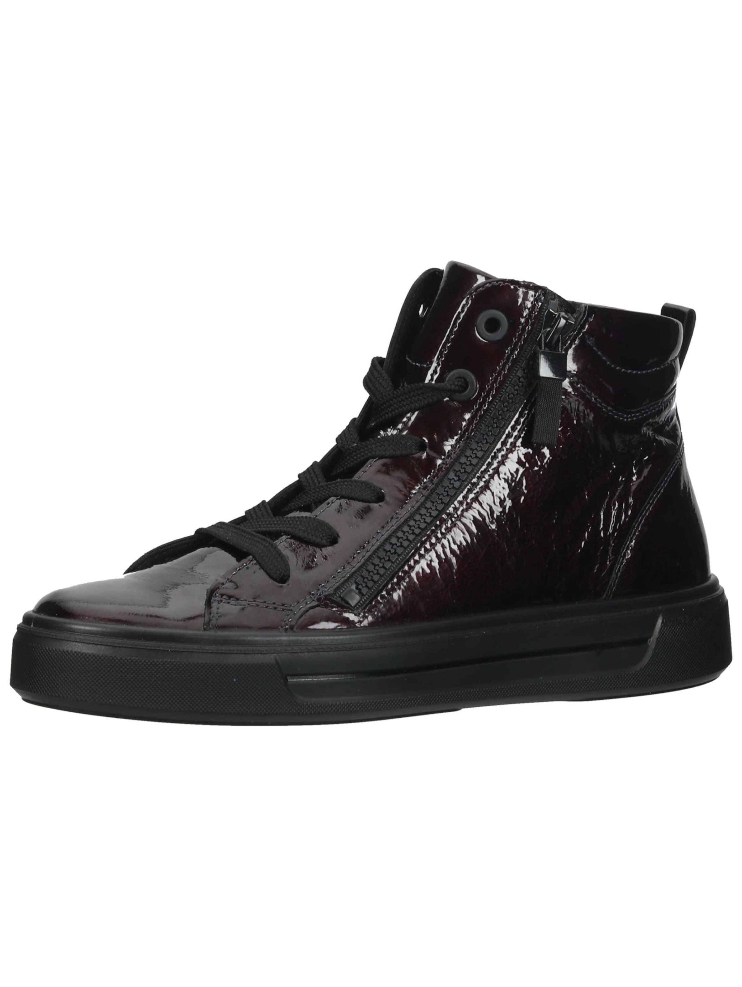 ARA High-Top Sneakers in Red: front