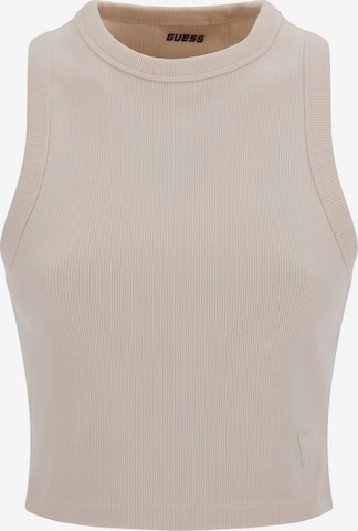 GUESS - Top 'EDIE' em branco: frente