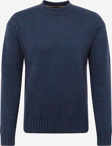 BOSS Orange Sweater 'Ashetland' in Blue: front