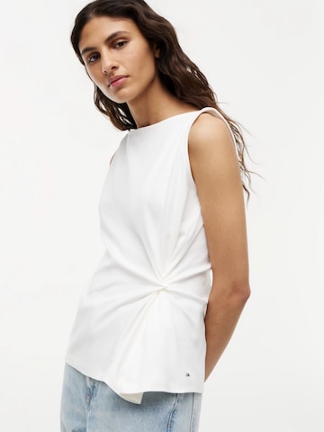 TOMMY HILFIGER Топ в бяло