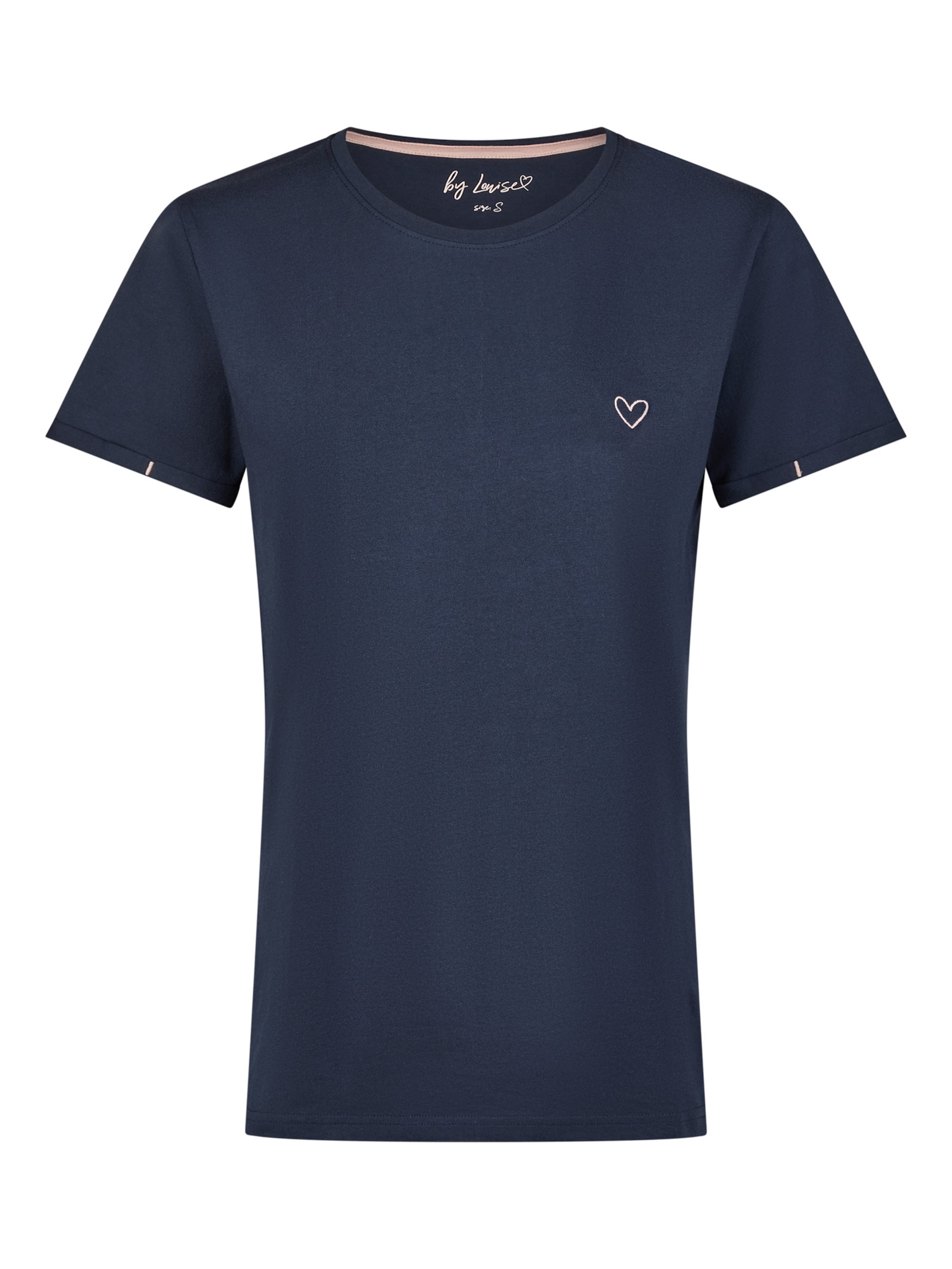 By Louise T-Shirt ' Mix & Match ' in Blau: Vorderseite