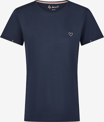 By Louise Pajama Shirt ' Mix & Match ' in Blue: front