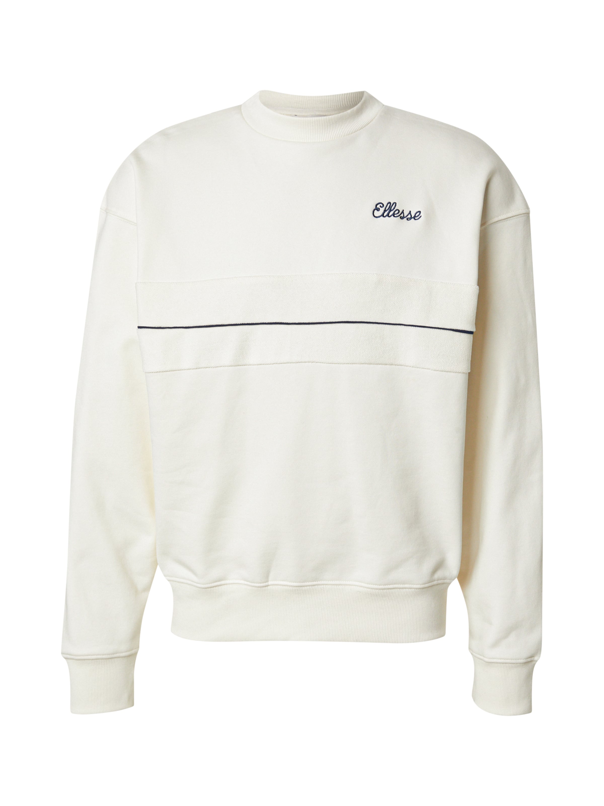 Sweat-shirt ELLESSE en blanc : devant
