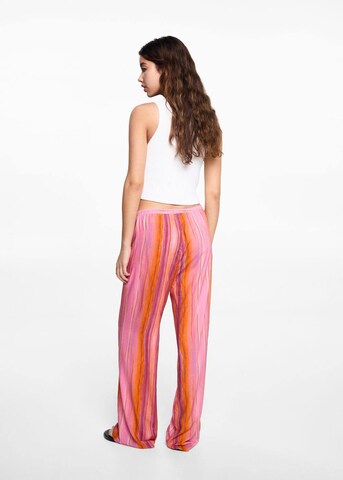 MANGO TEEN Wide leg Trousers 'Camboyap' in Pink