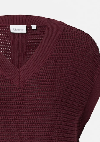Pull-over comma casual identity en rouge