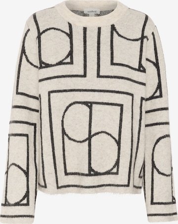 SOAKED IN LUXURY - Jersey en beige: frente