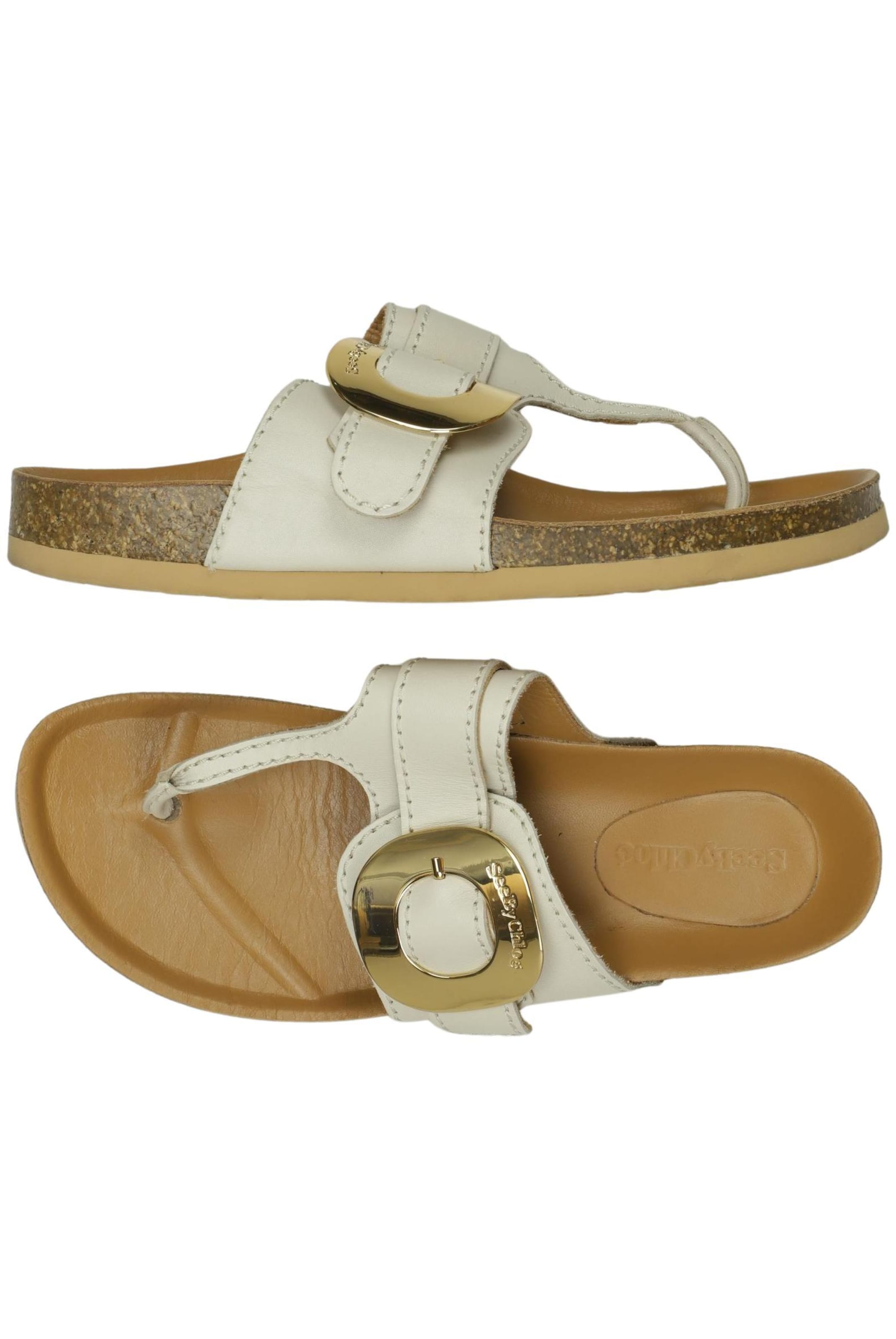 See by Chloé Sandalen 38 in Weiß: Vorderseite