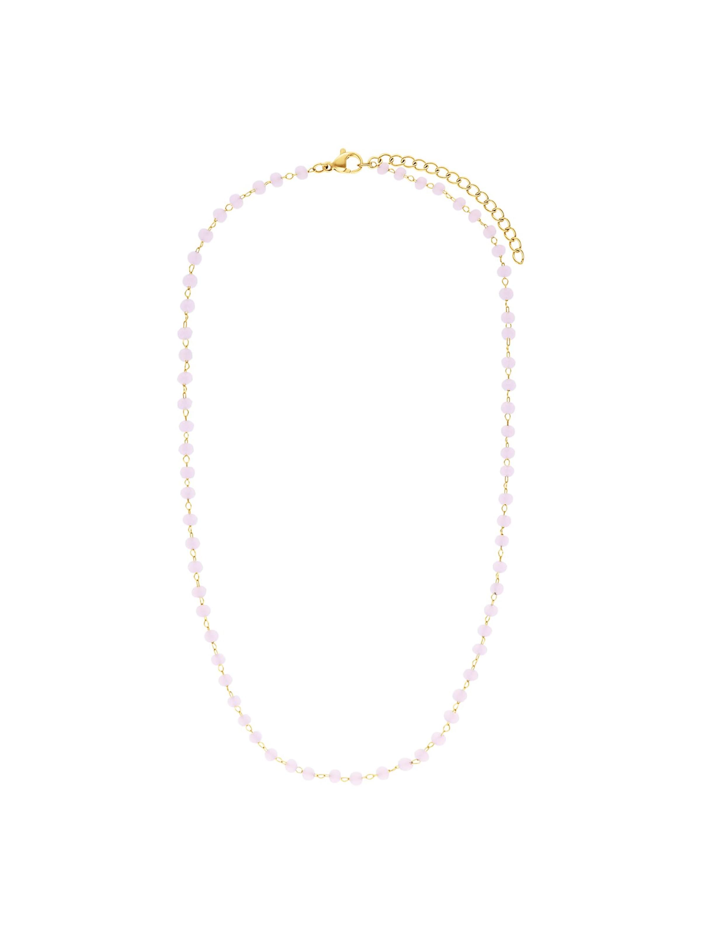 Lucardi Ketting 'Münze' in Goud: voorkant