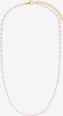 Lucardi Ketting 'Münze' in Goud: voorkant
