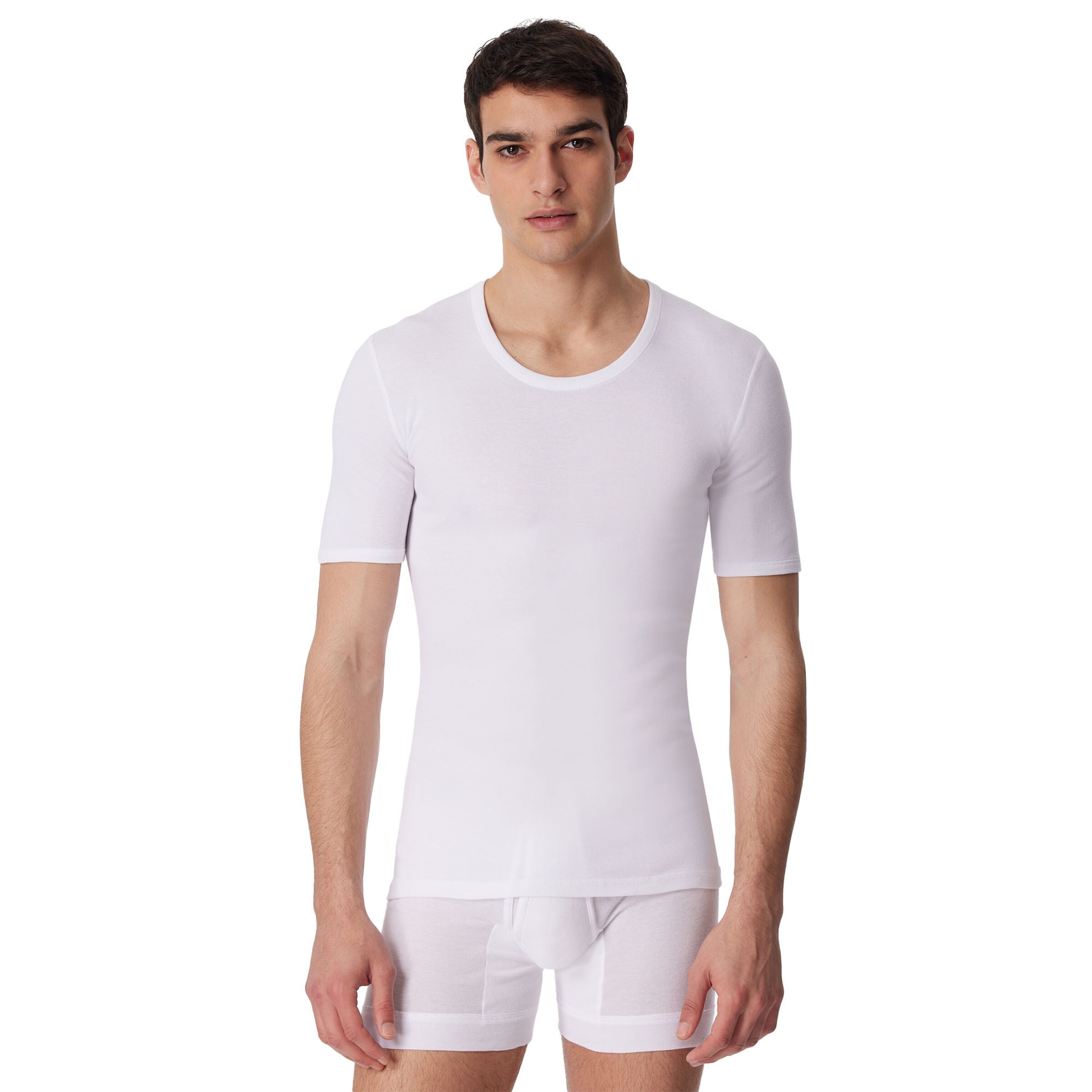 SCHIESSER Undertrøje i hvid: forside