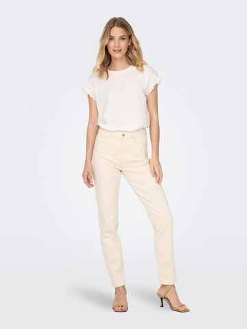 ONLY Regular Jeans 'EMILY' in Beige