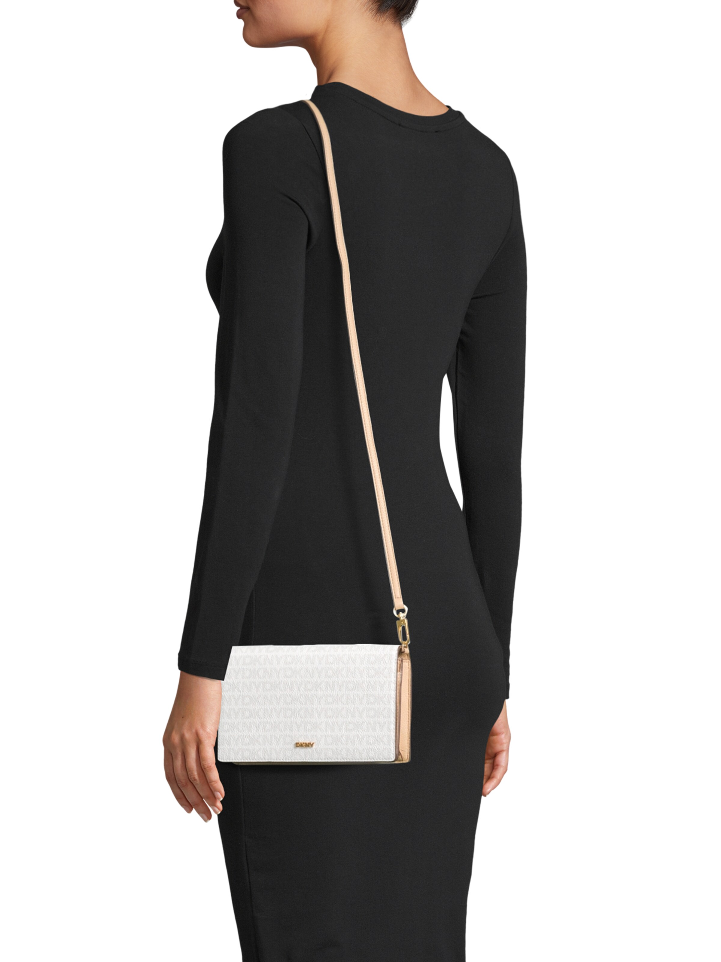 balts DKNY "Clutch" stila somiņa 'Farah'