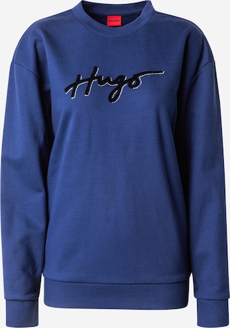 HUGO Collegepaita 'Easy' värissä sininen: etupuoli