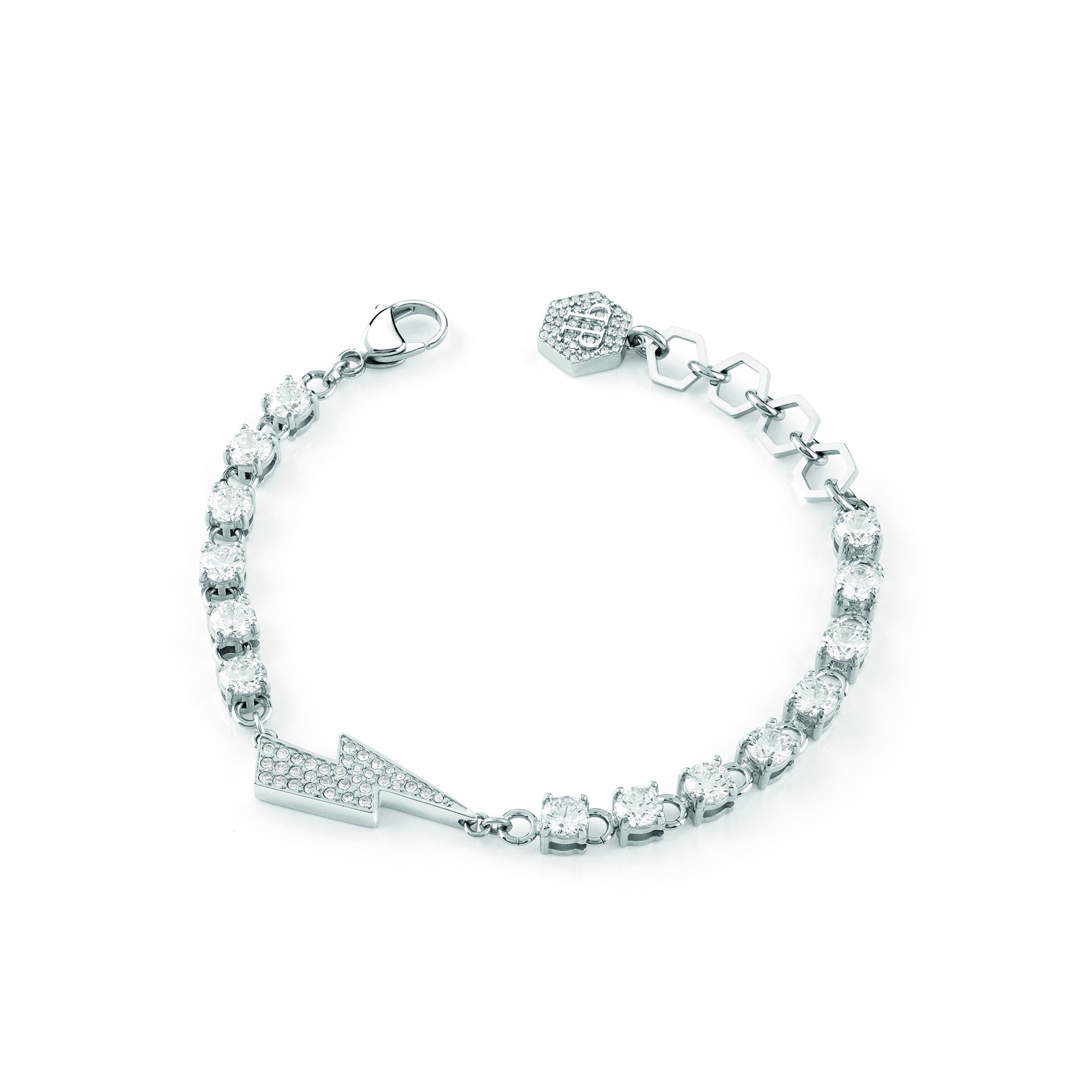Bracelet 'Plein Vanity' Philipp Plein Jewellery en argent : devant