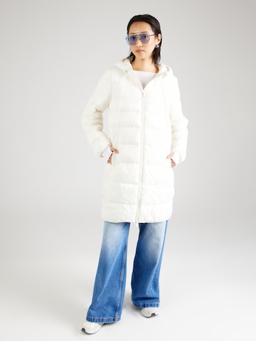 Manteau d’hiver ESPRIT en blanc : devant