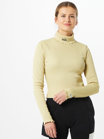 Nike SportswearPulover - zelena boja: prednji dio