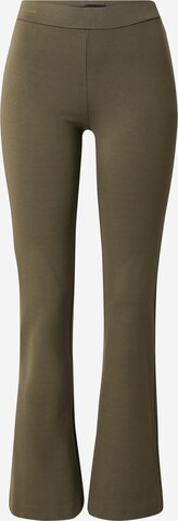 VERO MODA Flared Pants in Green: front