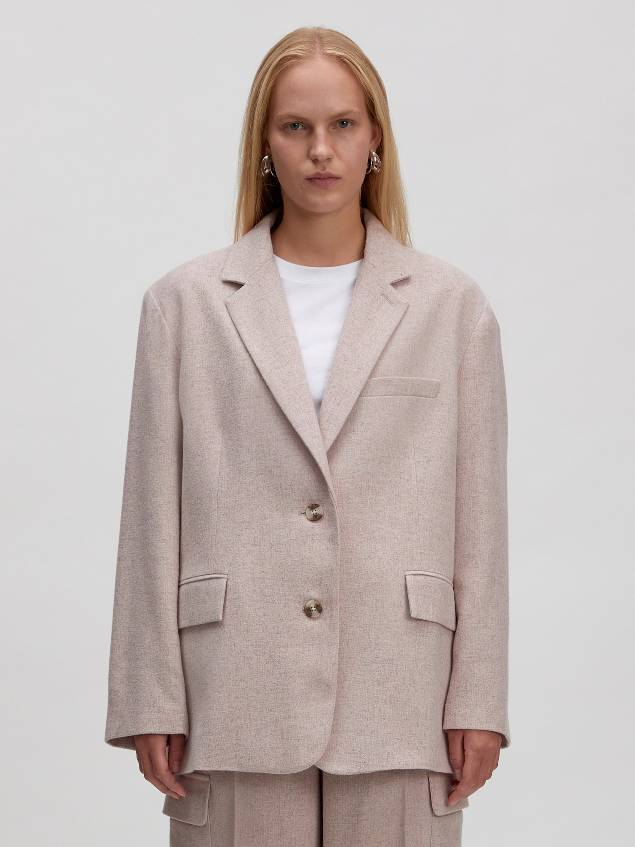 EDITED Producten Blazers 'Arwen Wool' Pink