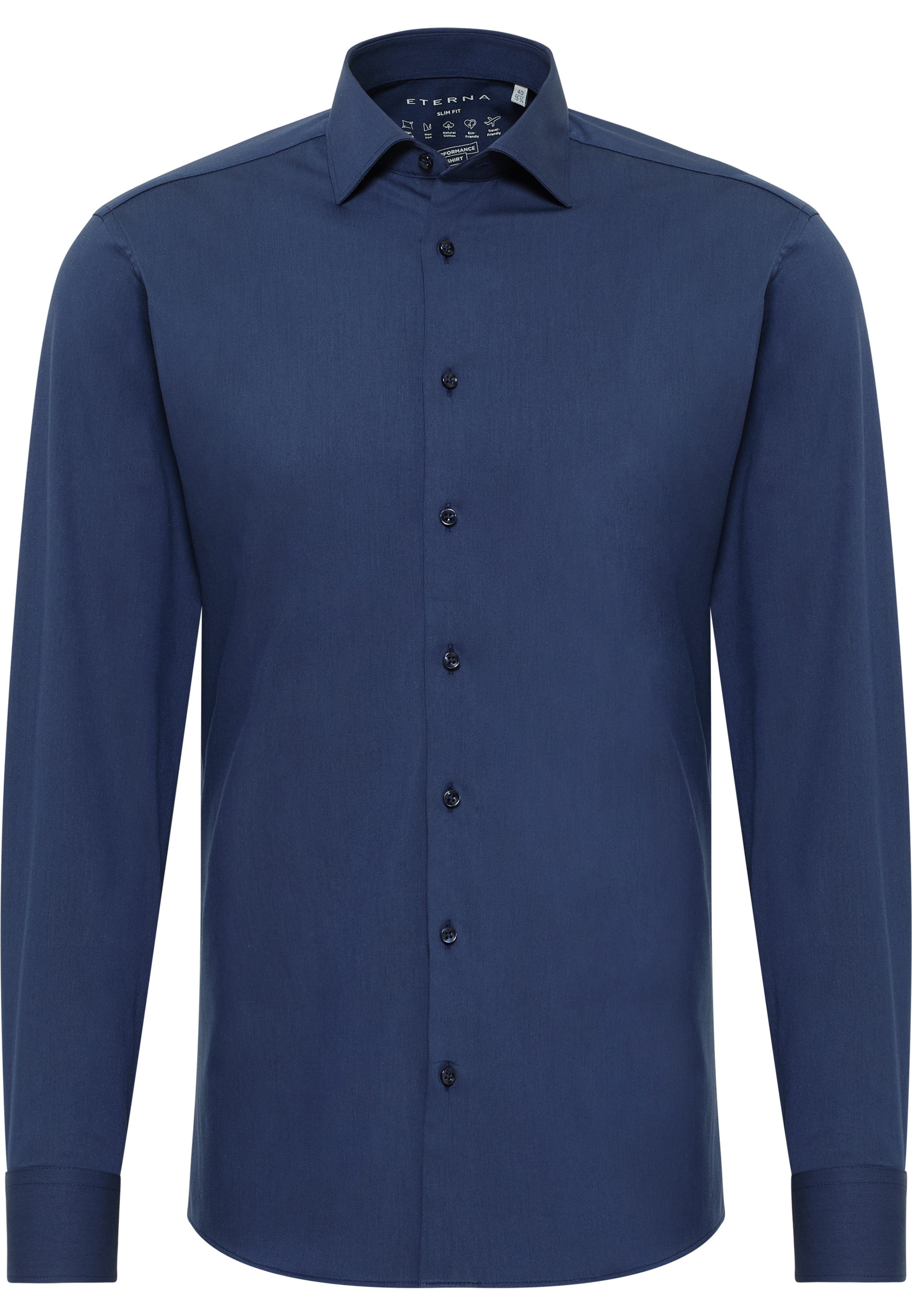ETERNA Business Shirt in Blue: front