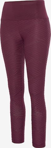 LASCANA ACTIVE Skinny Športové nohavice - fialová