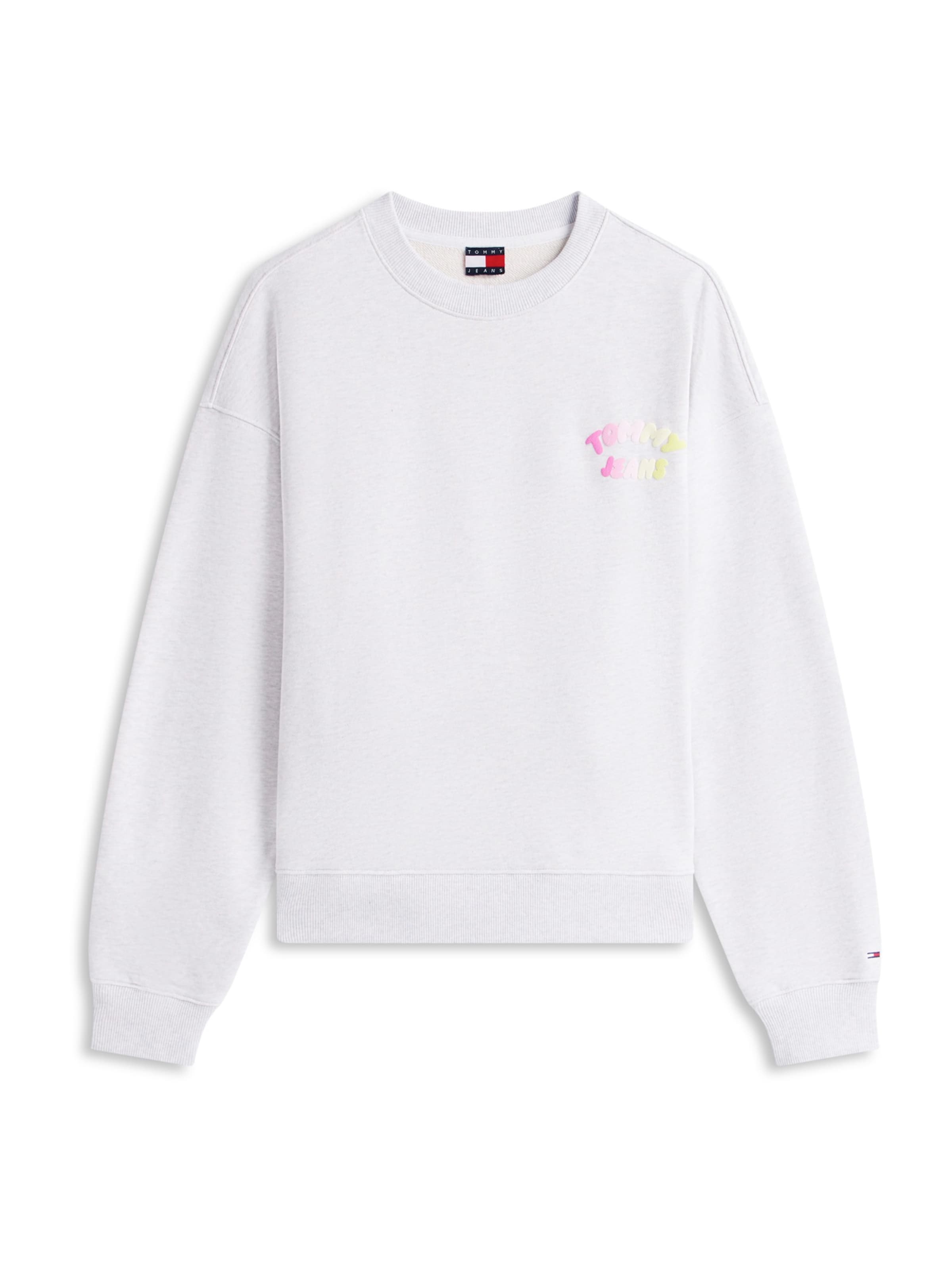Tommy Jeans Sweatshirt i grå: framsida