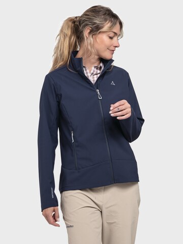 Veste outdoor Schöffel en bleu : devant