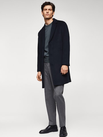 MANGO MAN Between-Seasons Coat 'Dalan' in Blue