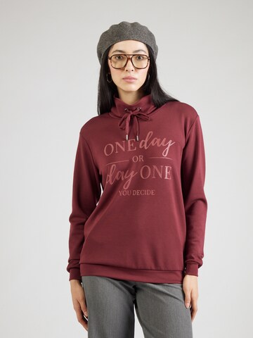 Soyaconcept Sweatshirt 'BANU 256' in Rood: voorkant