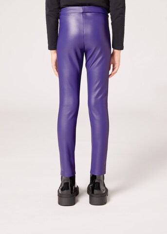 CALZEDONIA Skinny Leggings in Lila