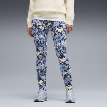 Skinny Leggings 'Essentials Nature 2.0' PUMA en bleu : devant