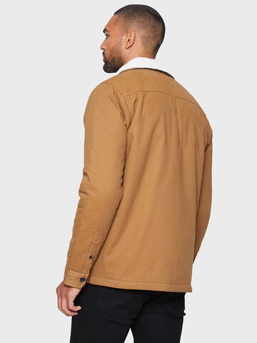 Threadbare Regular fit Between-season jacket 'Leyland' in Brown