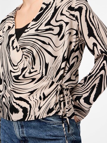 PIECES Blouse 'KIMMIE' in Grey