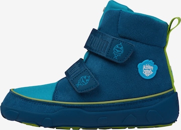 Affenzahn Boots 'Hai' in Blue: front