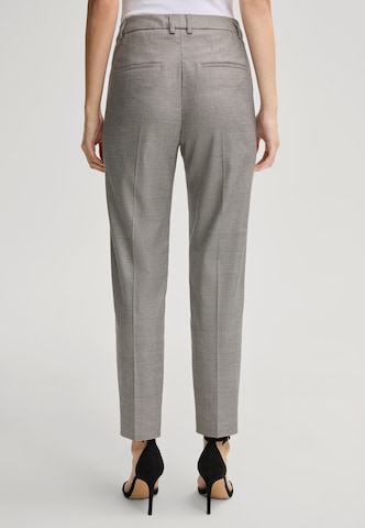 Coupe slim Pantalon à plis 'Pietra' JOOP! en gris