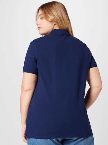 Lauren Ralph Lauren Plus Shirt in Blauw