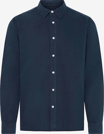 Camicia ' KSElon ' di Kronstadt in blu: frontale