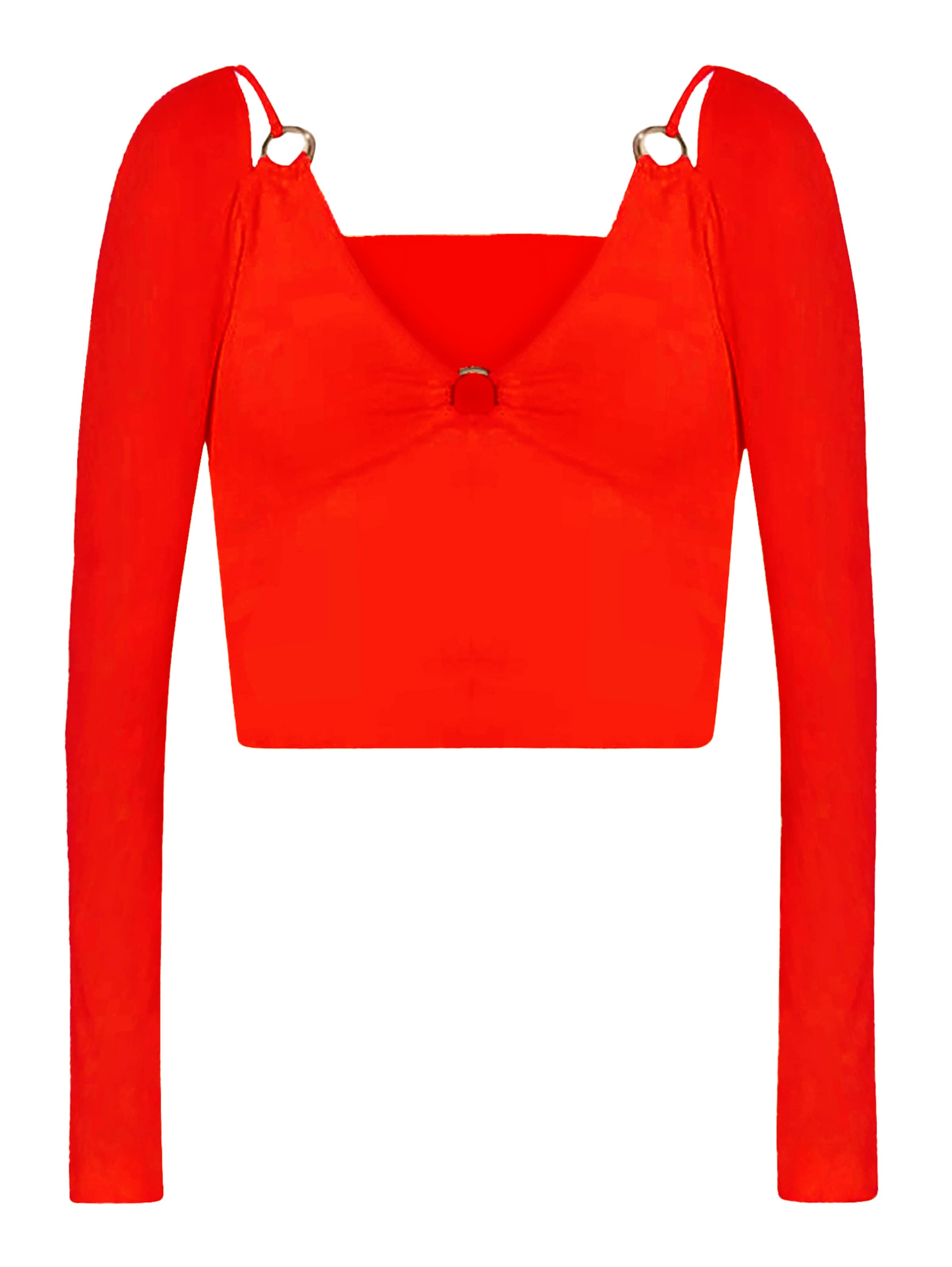 No Matter What Bluse in Rot: Vorderseite