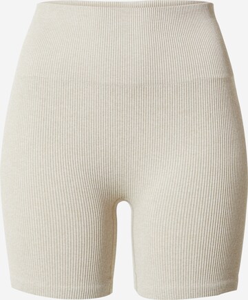 Skinny Leggings TOPSHOP en beige : devant