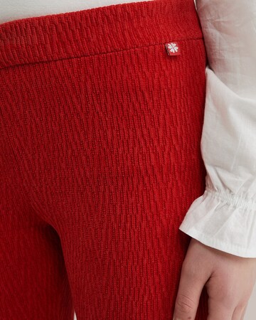 WE Fashion Расклешенный Штаны в Красный