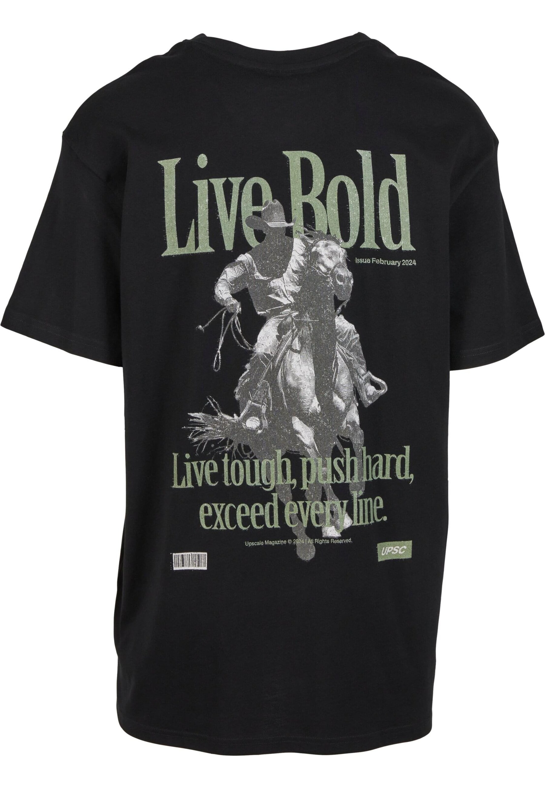 Maglietta 'Live Bold' di Mister Tee in nero