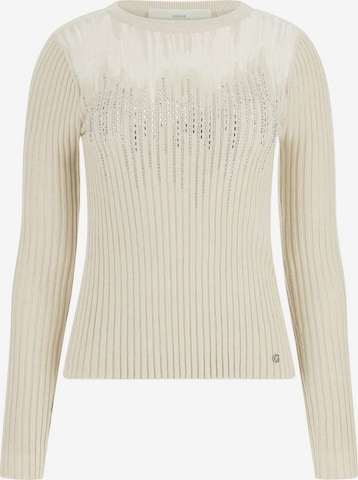 GUESS Sweater in Beige: front